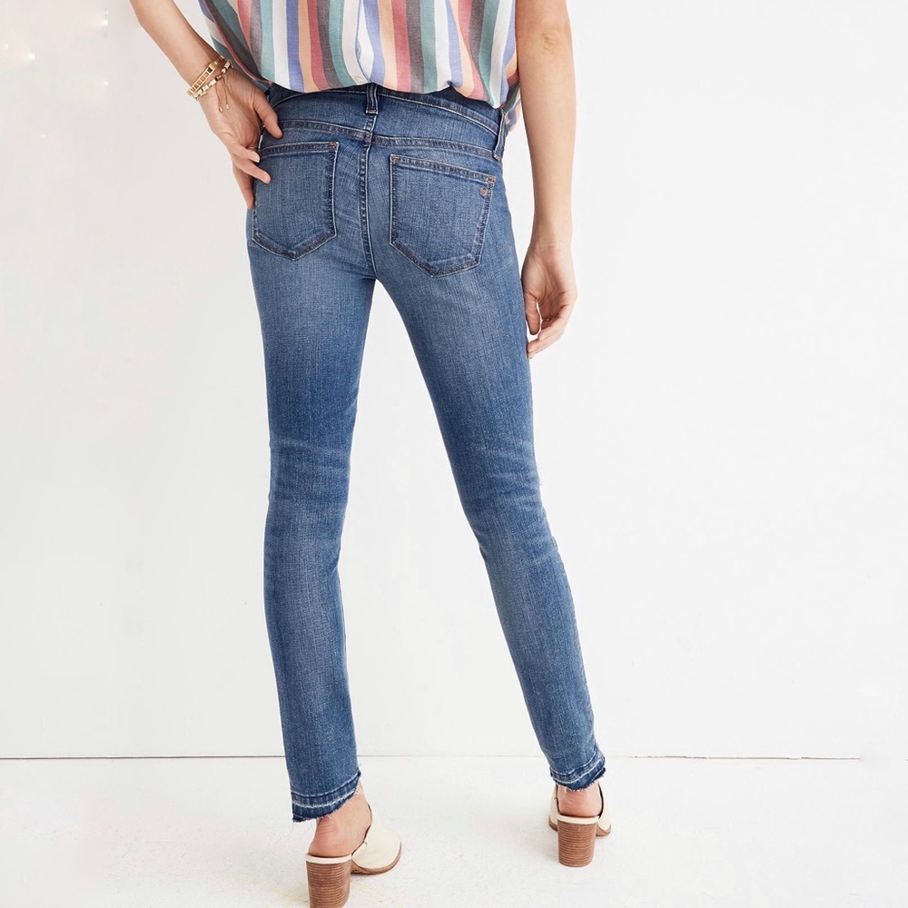 Madewell Side-Panel Skinny Jeans In Everton Wash View 2